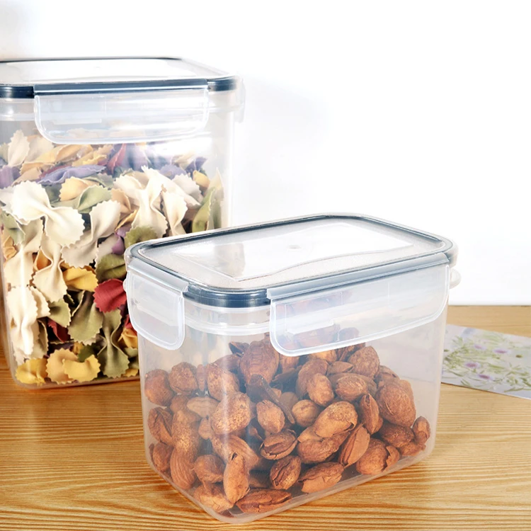 Hot Sale Modern Plastic Food Storage Container Box Set 8pcs Kitchen Accessories for storage