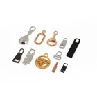 Zip Custom Zip Puller Garment Metal Zipper Puller Slider Head Puller Zipper Custom Logo Bag Zipper