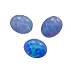 Lab Created Synthetic Opal Stones Synthetic Opal Oval Brillant Cut Cabochon 7x9 Mm Lab Created Loose Stone