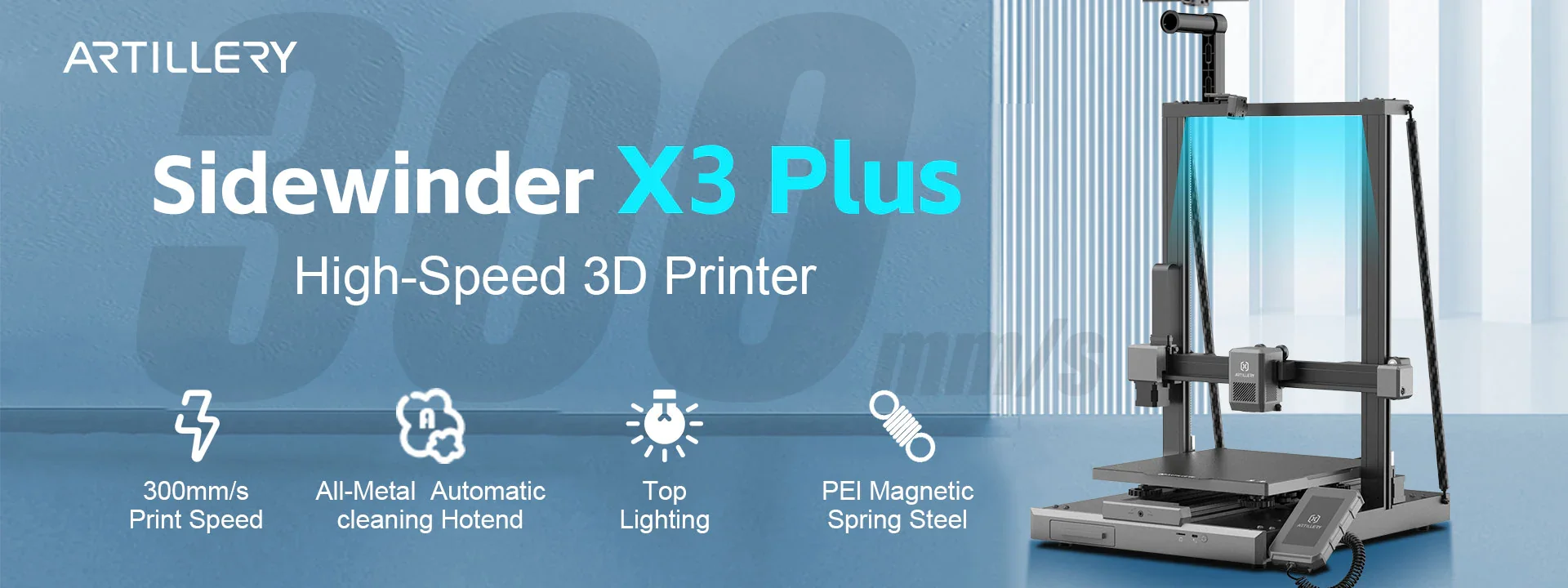 Cross Flow Fans, X3, 300*300*400mm, FDM, 3D - detail 14
