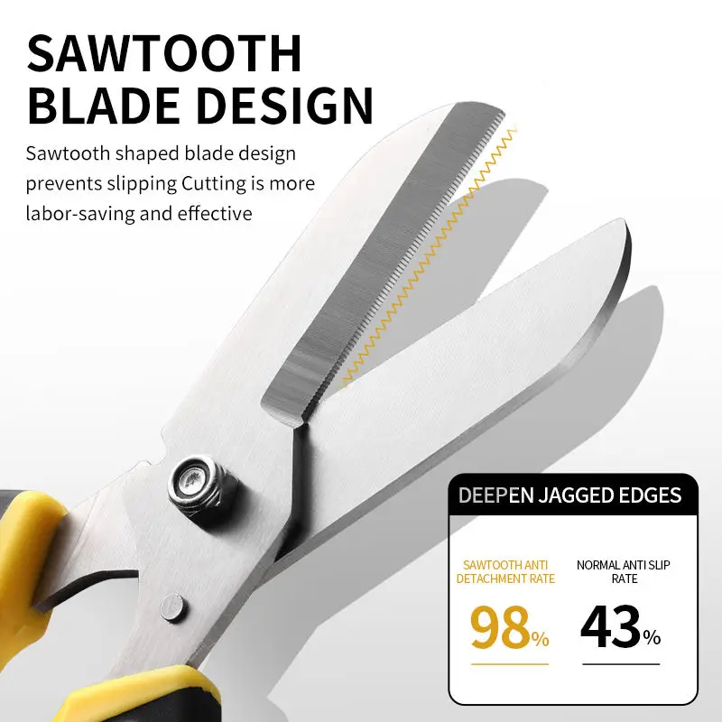 Stainless steel metal snips