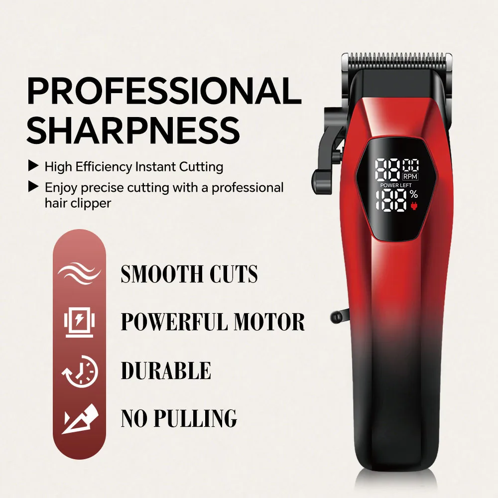 Customizable Electric Hair for Clipper Trimmer for Men Home Commercial Professional Use for Household Hotel Direct Factory manufacture