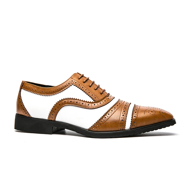Comvarious Mens Handmade Calf Skins 