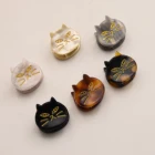 Hair High Quality Acetate Acrylic Cat Shape Hair Clip Claw Hair Claws For Women Girls Fine Hair Claw