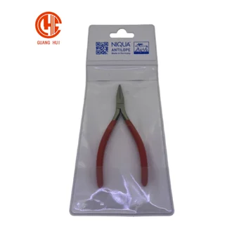 Red Color Deer Brand Needle Nose Pliers Plastic Metal Jewelry Making Nose Pliers For Pinching Usage