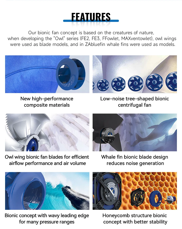 Equipment Axial Cooling Fan, 230V, 50Hz, 860RPM, 660W - detail 10