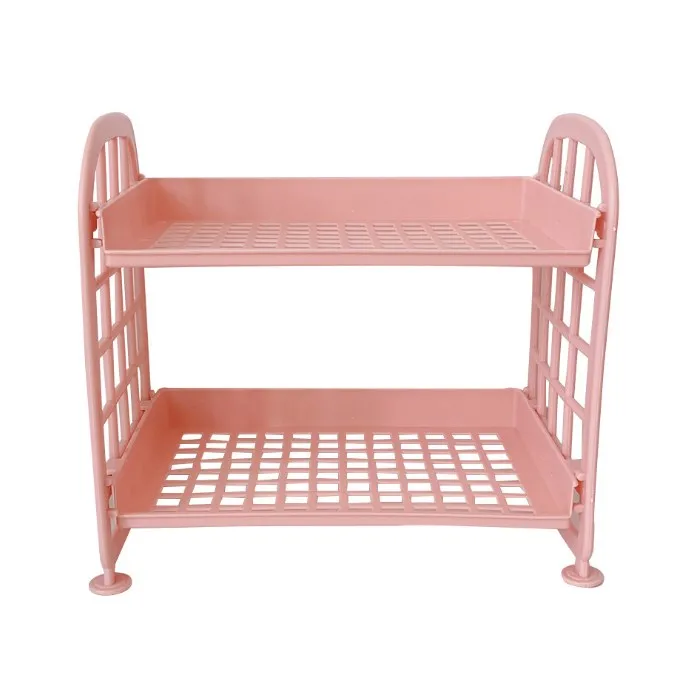 pink desk shelf