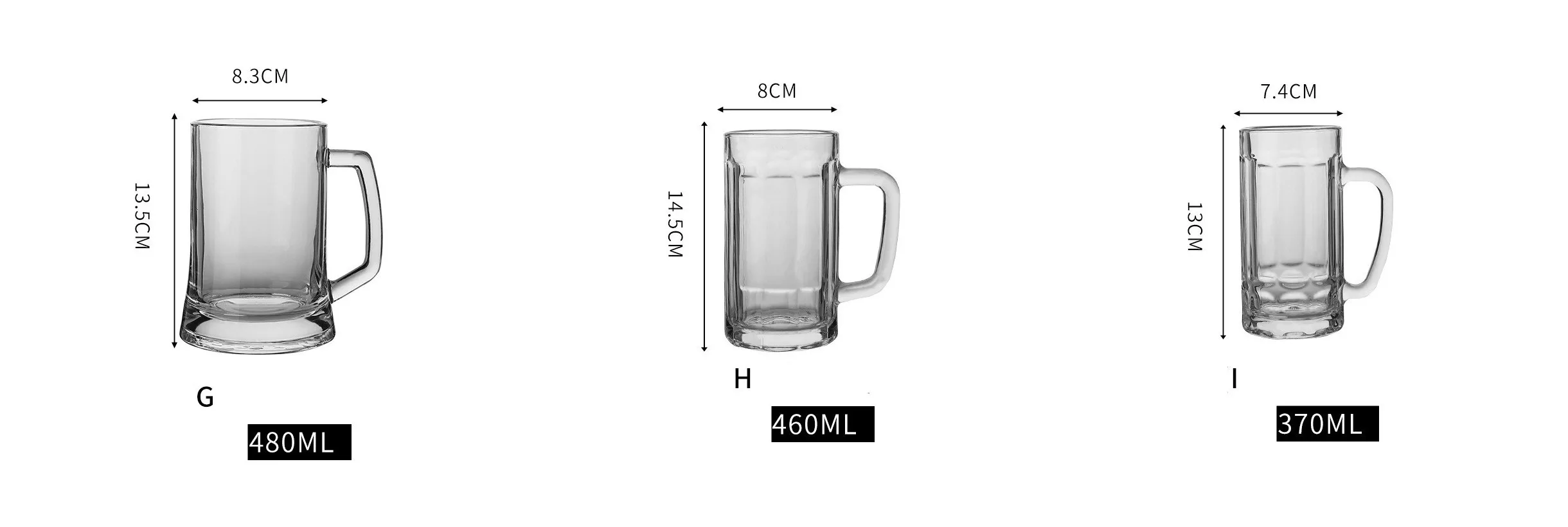 Beer mugs wholesale 500ml 24oz high white quality beer glass mugs with handle beer steins and soft drinks Beer mugs wholesale 500ml 24oz high white quality beer glass mugs with handle beer steins and soft drinks