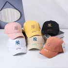 Ny Wholesale 2021 Ny Family Brown 3d Embroidery Ny Baseball Fitted Caps Hats Leisure For Women Man