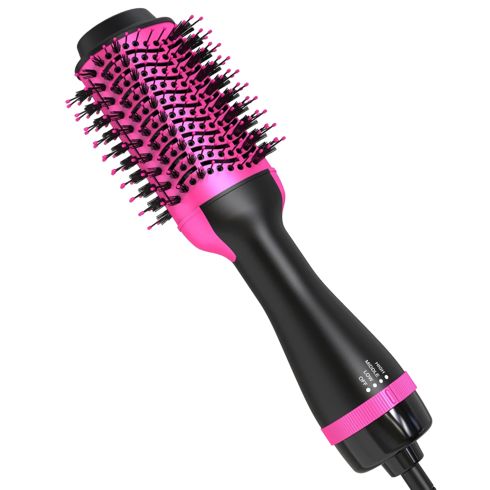 2023 Hot Comb Electric Rotating Pink Hair Dryer Round Professional Air Hair  Dyer Brush - Buy Rotating Hair Dryer Brush,Round Professional Hair Dryer  Brush,Hair Dryer And Volumizer Brush &pink Hot Comb Electric