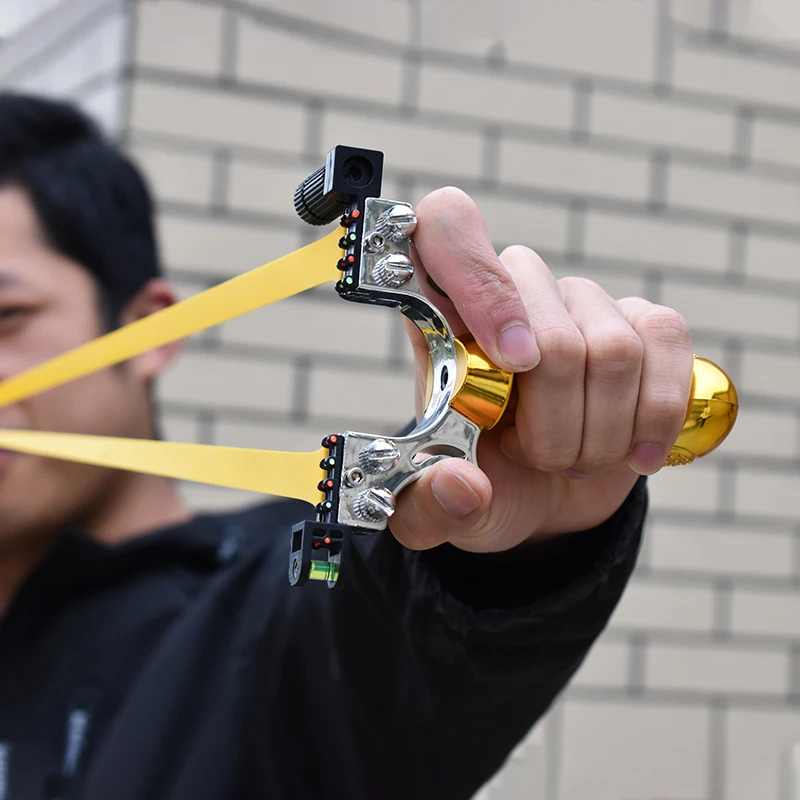 飘宇吊带射箭树脂红外激光带橡皮筋射箭射击狩猎弹弓户外便携式射击设备