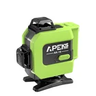 4D Green Self-Leveling 360 Degree Horizontal Vertical 16 Lines Laser Level