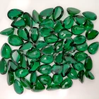 Emerald Zambian Hydrothermal Emerald Lab Grown Loose Emerald Pear Cut 13X9MM 3.9cts Synthetic Gemstones