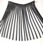 Pleated Fabric Fashionable Pleated Dress 100% Polyester Pleated Chiffon Crinkle Fabric With 2 Tone Colors