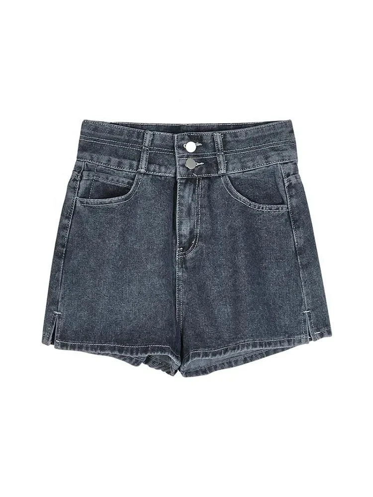 Summer High Waist Women's Jeans Denim Short Hot Pants Shorts Female Loose Curling Denim Shorts Women Shorts