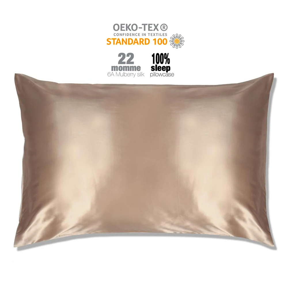 Super Soft Real Silk Pillowcase 25 momme Mulberry Silk Pillow Case Gift Set