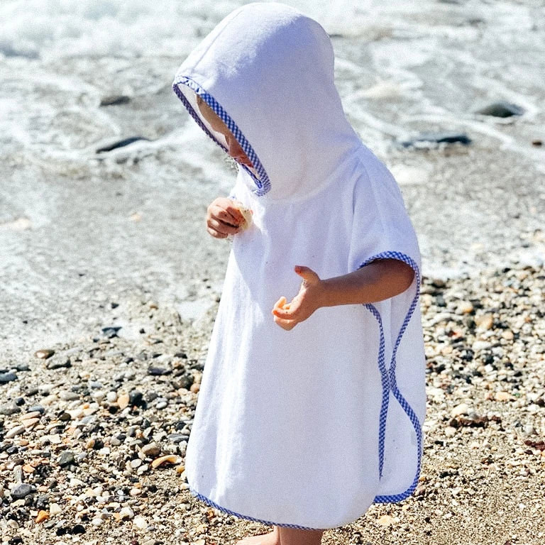 Custom Beach Surf Poncho Towel Kids Changing Robe swimming suit changing