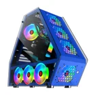 Case YGDREAM Brand Special Shaped Computer Hardware RGB Lighting Pc Stand CaseOpen Pc Case