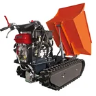 Self-loading Electric Hydraulic Mini Track Dumper CE Approved 500kg Loading Capacity