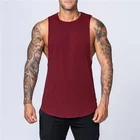 China Supplier Customize Sports Fitness Gym Tank Top Men Fitness Custom Made Vests Singlets