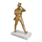 Decoration Golden Jannie Walker Statue Home Decoration