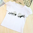 Girl Children's Wholesale 2021 Summer Baby Girl Clothing 100%Cotton Children'S T-Shirt Girl Clothing