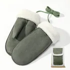 Girls Winter Fancy String Women Snow Outdoor Bicycle Riding Mitten Cute Girls Winter Warm Christmas Gloves