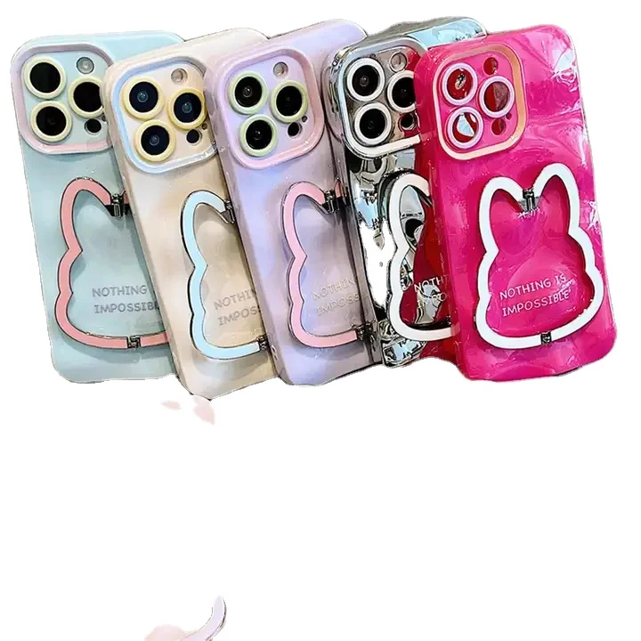 Magnetic Rotation Stand Case For iPhone 15 Pro Max 14Plus 13 12 11 Metal Lens Protection Magsafe silicone Phone Back Case Cover