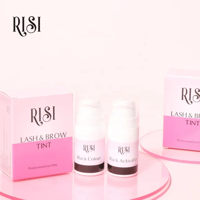 RISI Customized Brow Lamination Tint Kit Eyebrow Tint Kit High Quality Lash And Brow Tint Kit Long Lasting