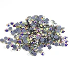 Flat Back Wholesale Bulk Package SS3-SS30 Hotfix AB Iron On Strass Flat Back Glass Rhinestones