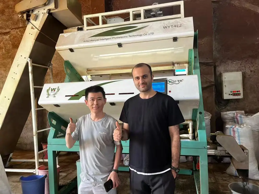 WENYAO Peanut Macadamia Pistachio Grading Machine Functional Color Sorter for Nuts Blueberry Coffee Cherry Available for Sale 15