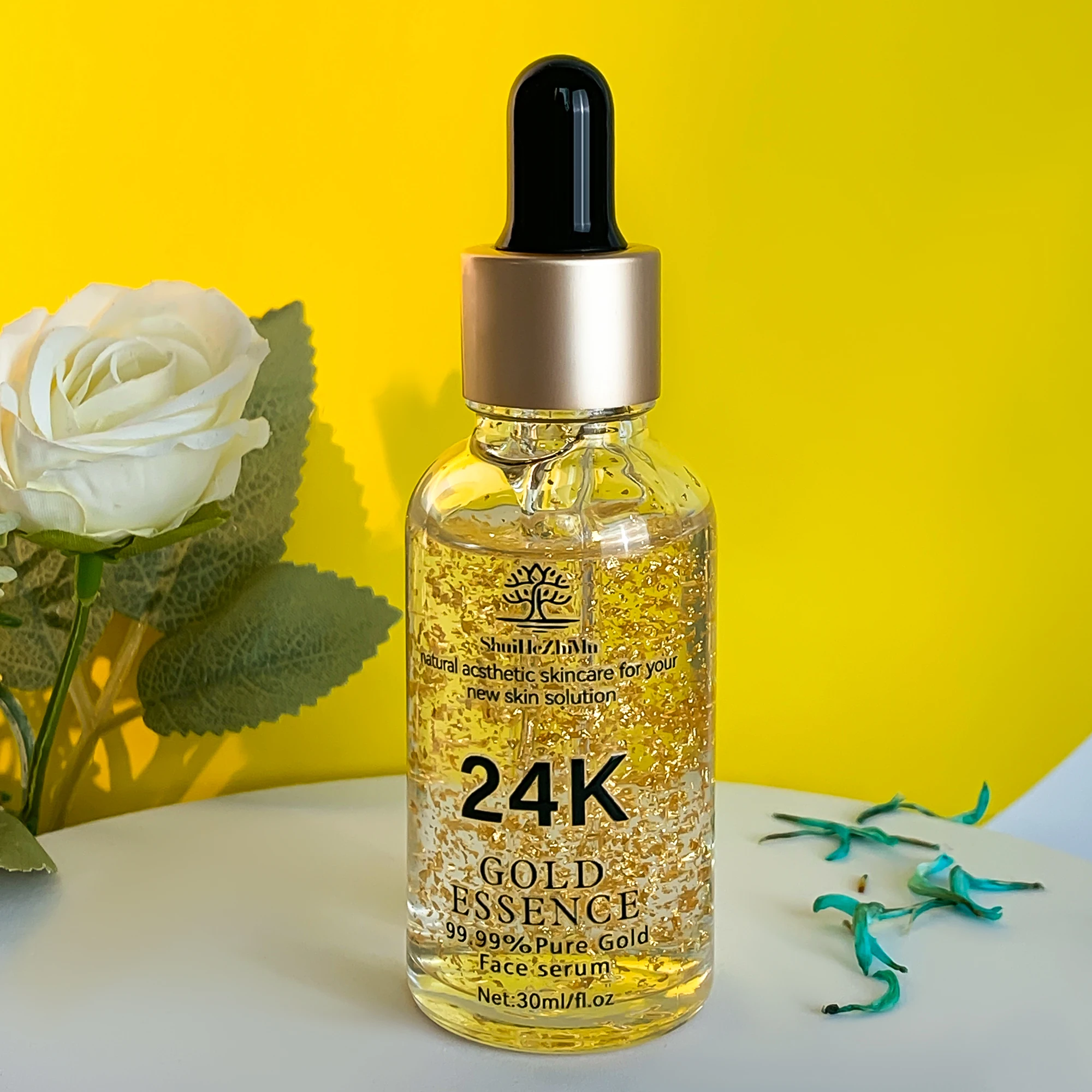 Custom Skincare Face K Gold Foil Essence Ml Whitening Anti Wrinkle