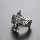 Punk Rock Rings Stainless Steel Hawk Rings Cool Eagle Jewelry