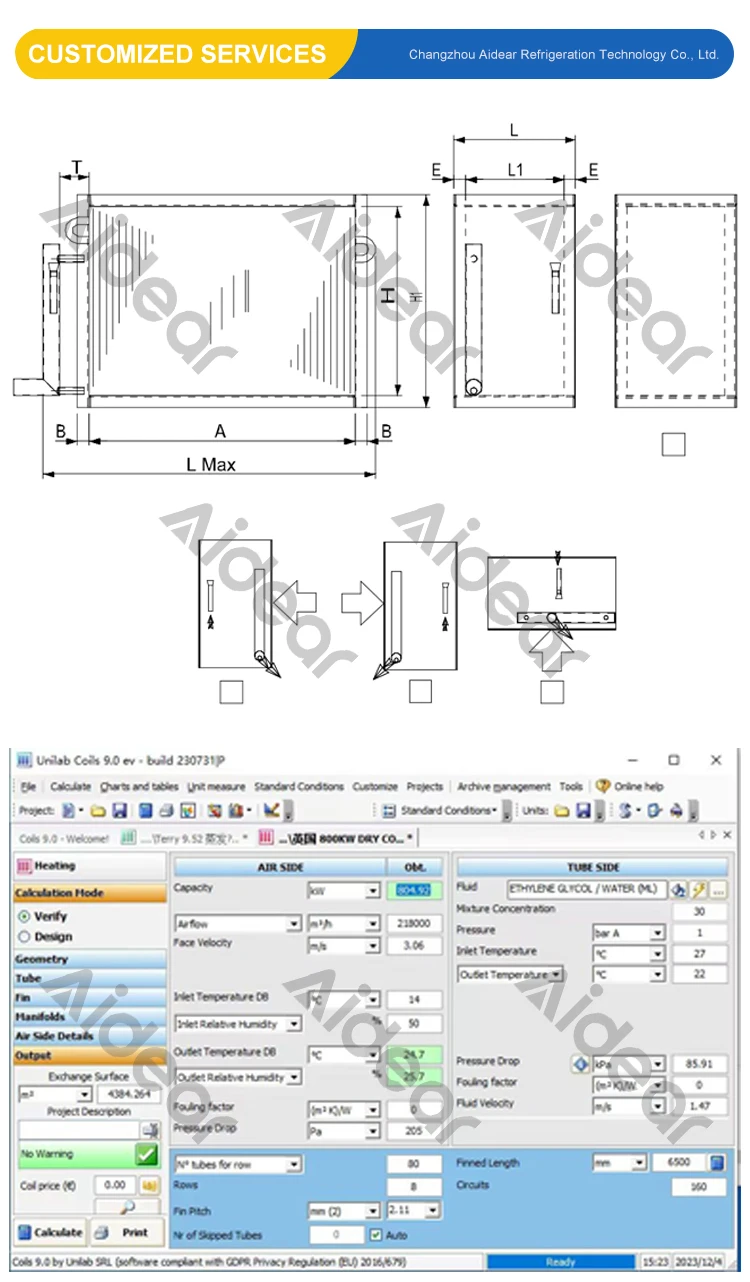 Fan Coil Unit, Copper, Aluminum, FCU - detail 6
