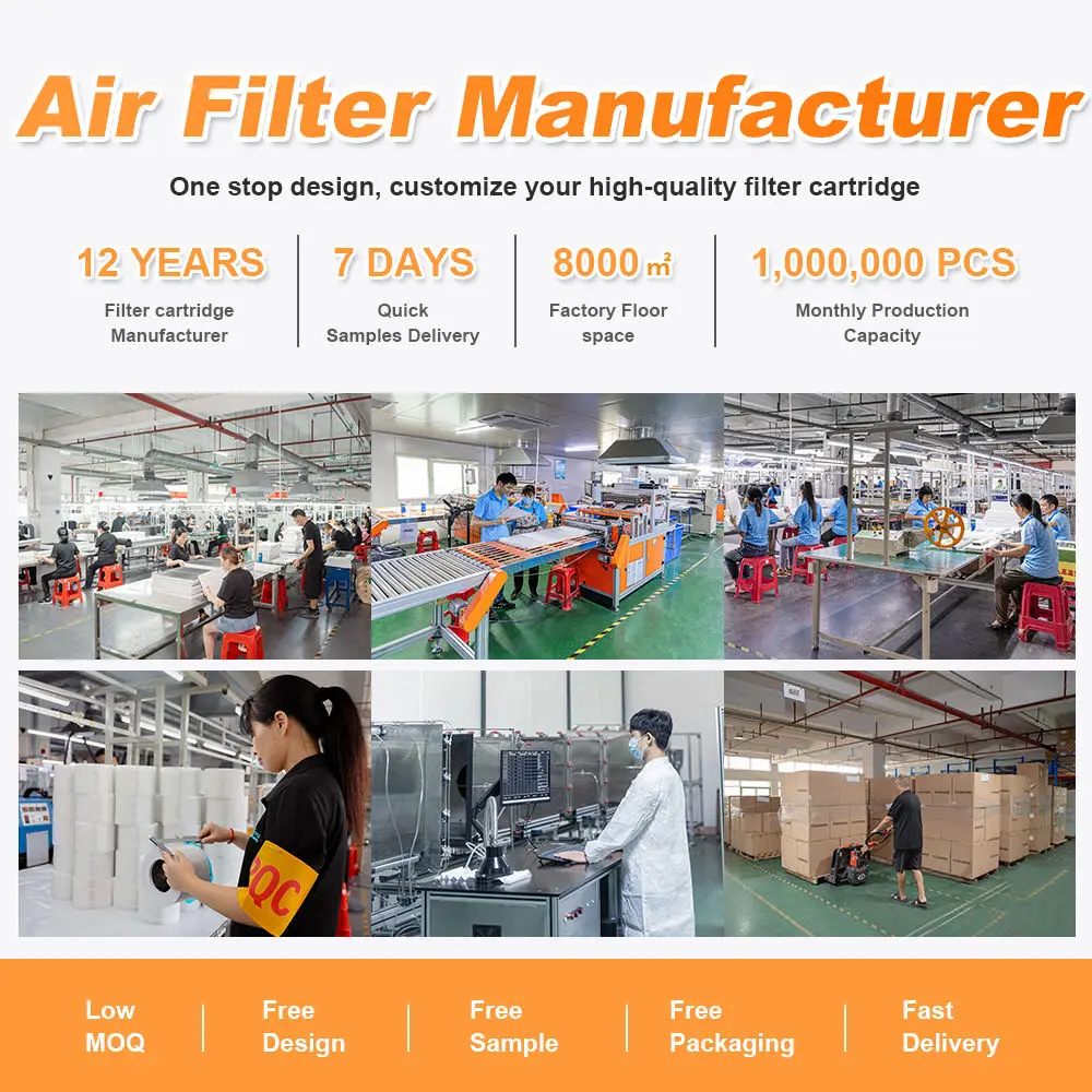 product custom true hepa air purifier hepa filter replacement for c0way ap 1512hh home appliance filter carbon hepa filter-4
