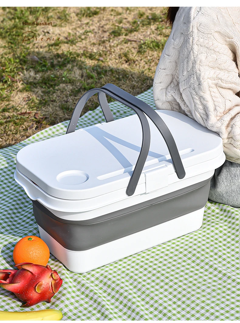 Picnic Basket Set 4 Person Folding Picnic Basket Picnic Basket Set