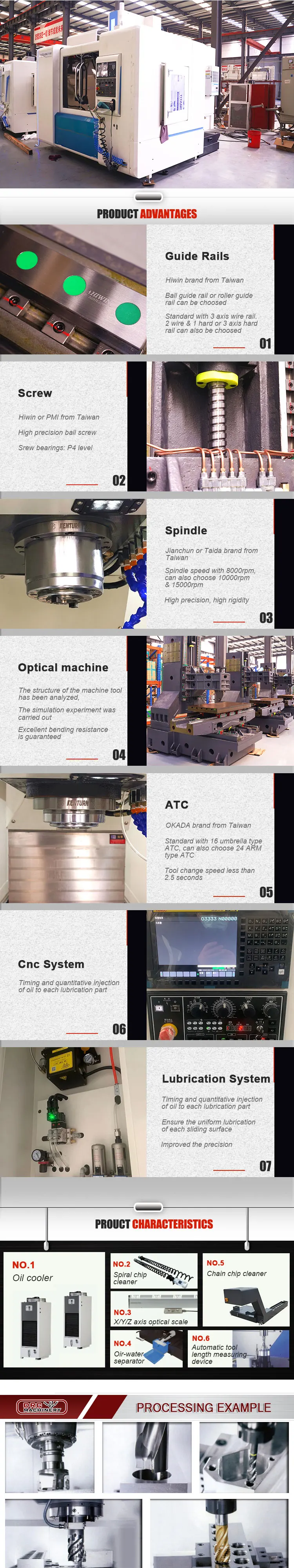 VMC Factory Directly Sell 3-axis Large Vertical CNC Machining Center Price