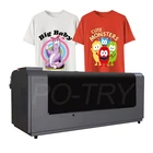 Tabletop Label Tshirt Heat Transfer Direct To Film Xp600 Digital Inkjet Prining A3 30cm Dtf Printers
