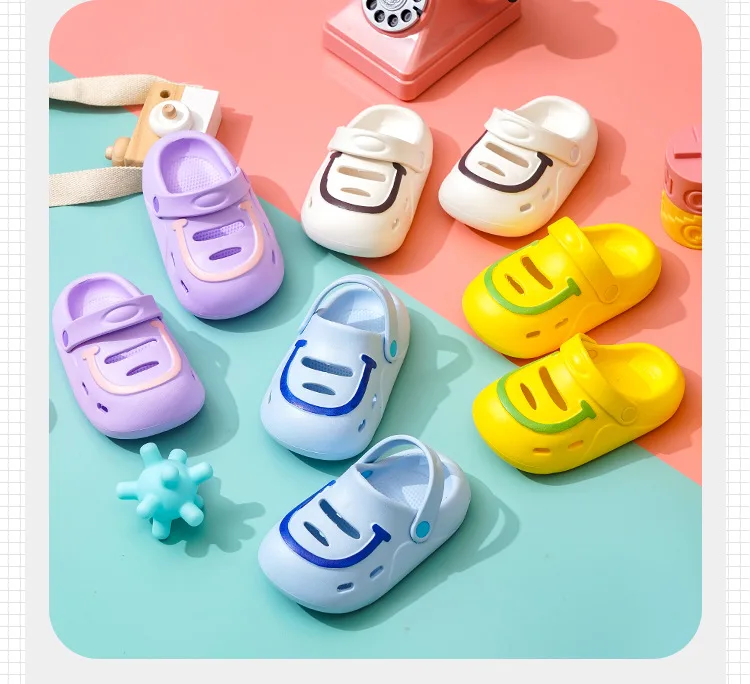 Cute Kids Slipper Indoor Outdoor Soft Bottom Slippers EVA Children Slides Shoes
