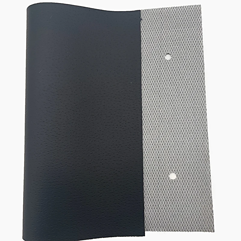 PVC Leather Faux Leather Fabric with 7 Colors in Stock 50 Yards MOQ and 100000 Meters Production Capacity