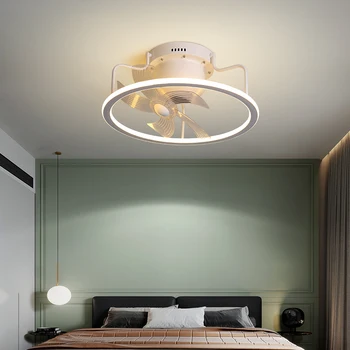 Hotel Decorative Chandelier Lamp 5 Blades 220 Volt Modern Fashion Remote Control Ceiling Fan Light