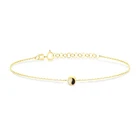 Enamel Bracelet Gemnel 925 Sterling Silver 18k Gold Plated Charm Custom Friendship Taiji Enamel Adjusted Designer Bracelet