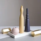 Table Decorative Nordic Creative Morandi Vase Ceramic Crafts Living Room Table Top Small Decorative Dry Flower Plant Vase