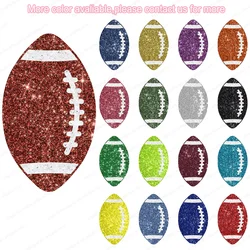 Custom Boutique Supplies Clothing Sequin Football Tassels Chenille Game Day Patch Top Shirt