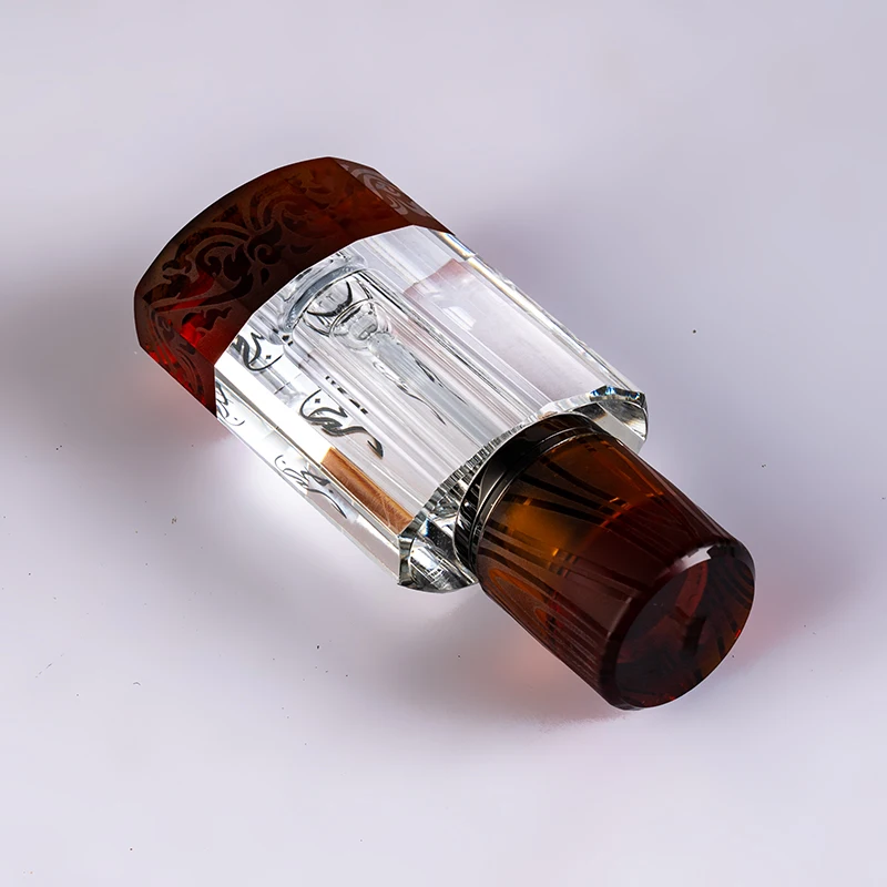 product new hot selling elegant low key glass empty bottle 6ml customizable crystal perfume bottle-6