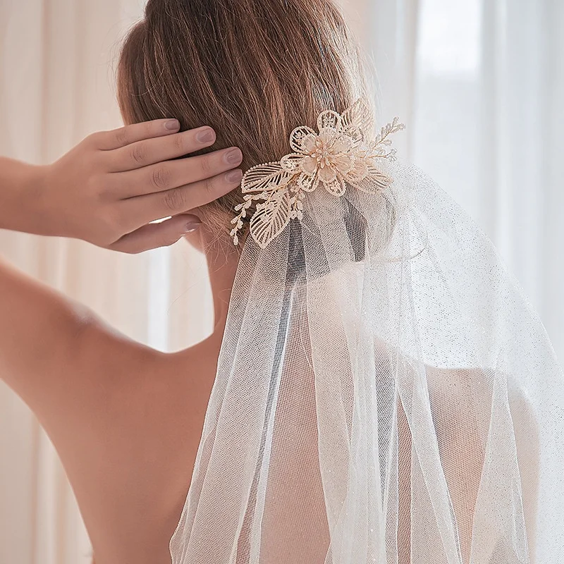 Ins New Styles Long Veils Headpiece Bridal Bridesmaid Hair Accessories  Handmade Wedding Lace Veil With Comb - Buy Wedding Veil,Bridal Hair  Accessories,Handmade Bridal Veil Product on 