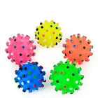 Ball Pet Toys Toy Ball Squeaky Spike Ball Dog Rubber Sounding Pet Toys Aggressive Chewers Interactive Puzzle Ball Toy