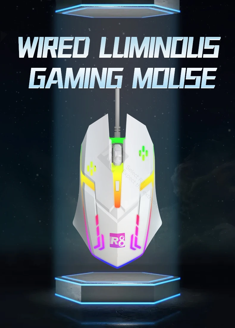2021 Hot Sale Ergonomic 4d Rgb Wired Gaming Mouse Gamer Computer