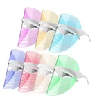 Beauty Led Mask Glasses Style Led Light Therapy Facial Skin Care Mask 7 Color Face Photon Led Beauty