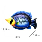 Wholesale Colorful Made Hand Chiseled And Painted Tropical Metal Art Wall Decor Fish